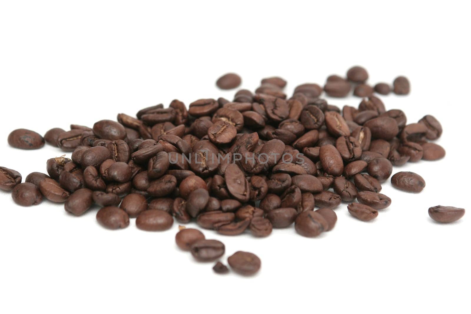 It is a lot of grains of coffee lay all together