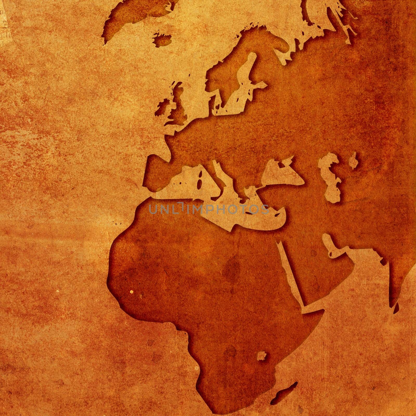 aged Europe map-vintage artwork