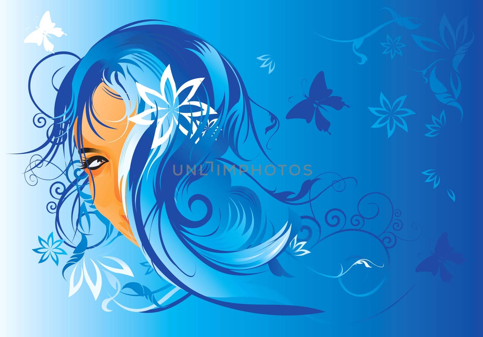 Floral design vectors