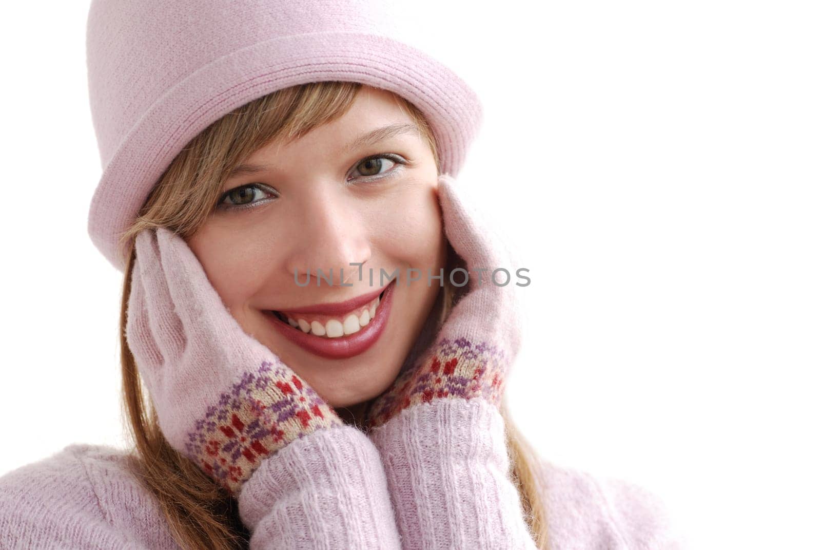 girl in winter clothes