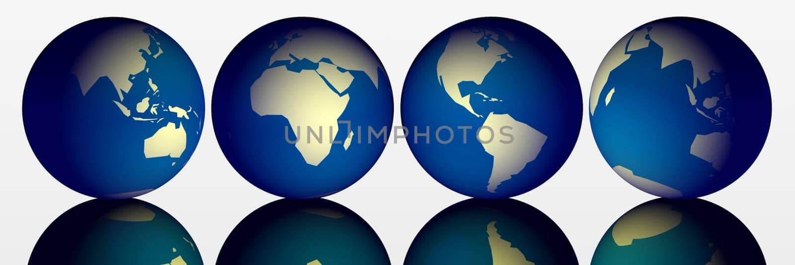 earth 3d abstract business icon