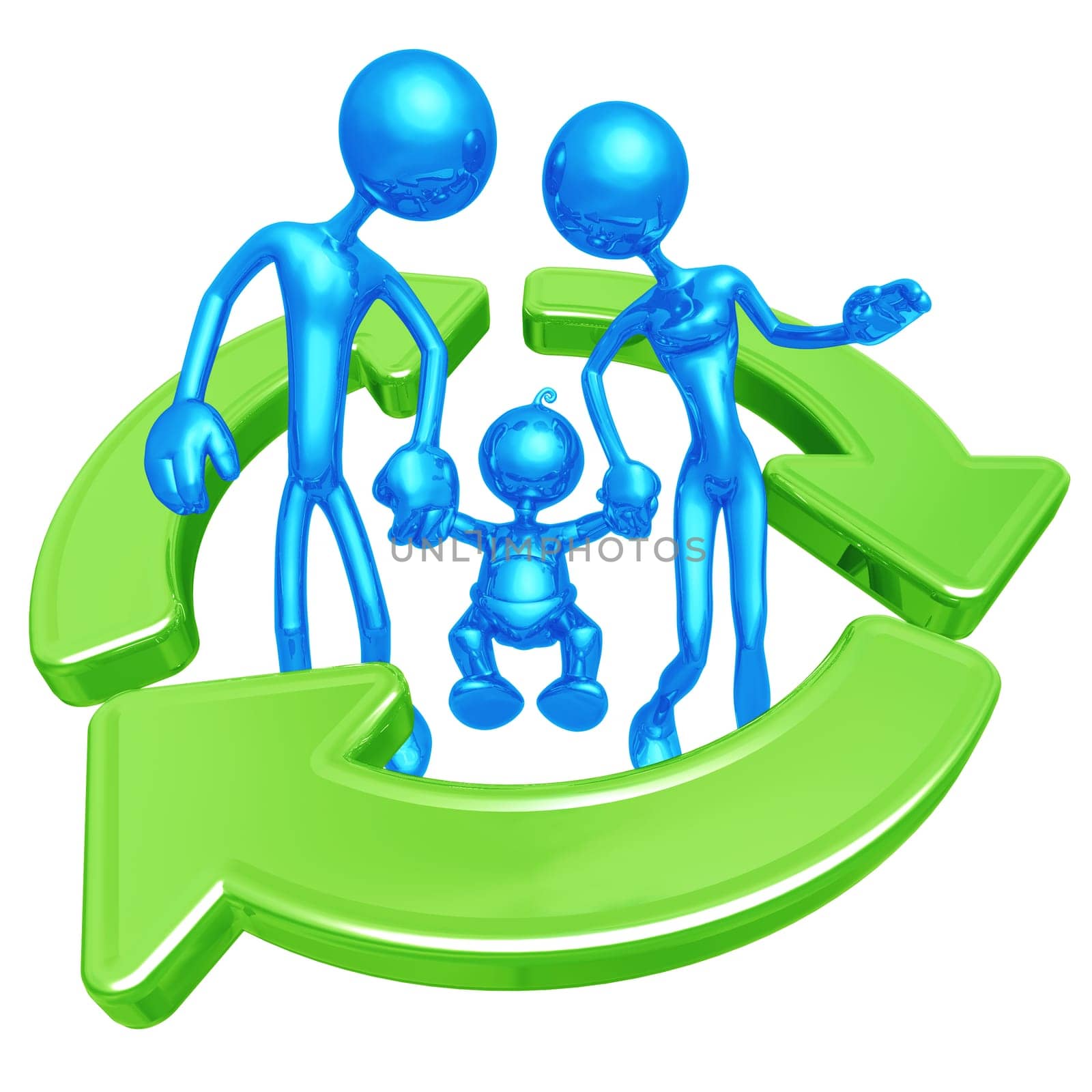 A Concept And Presentation Figure In 3D
