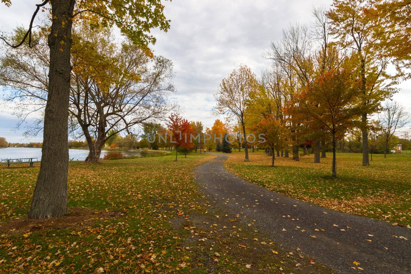 This photo was shot from Ottawa in autumn, Canada.