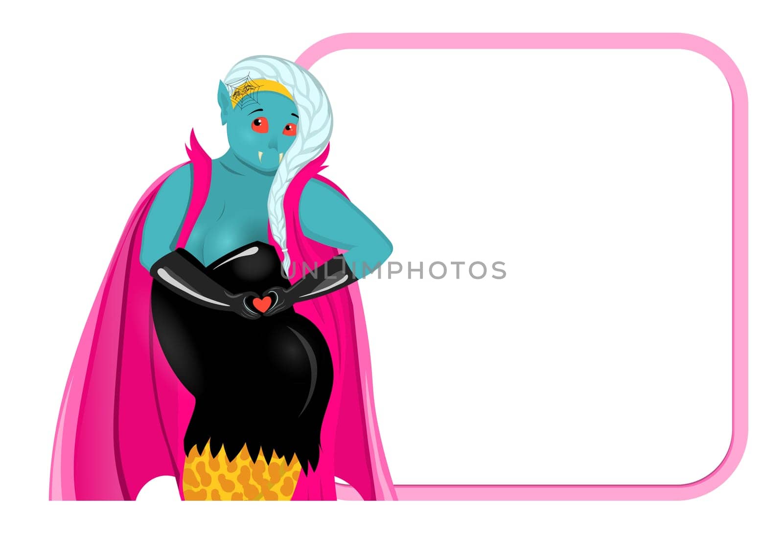 Boo Funny vampire. Halloween character. Scary and terrible vampire. Happy Halloween.