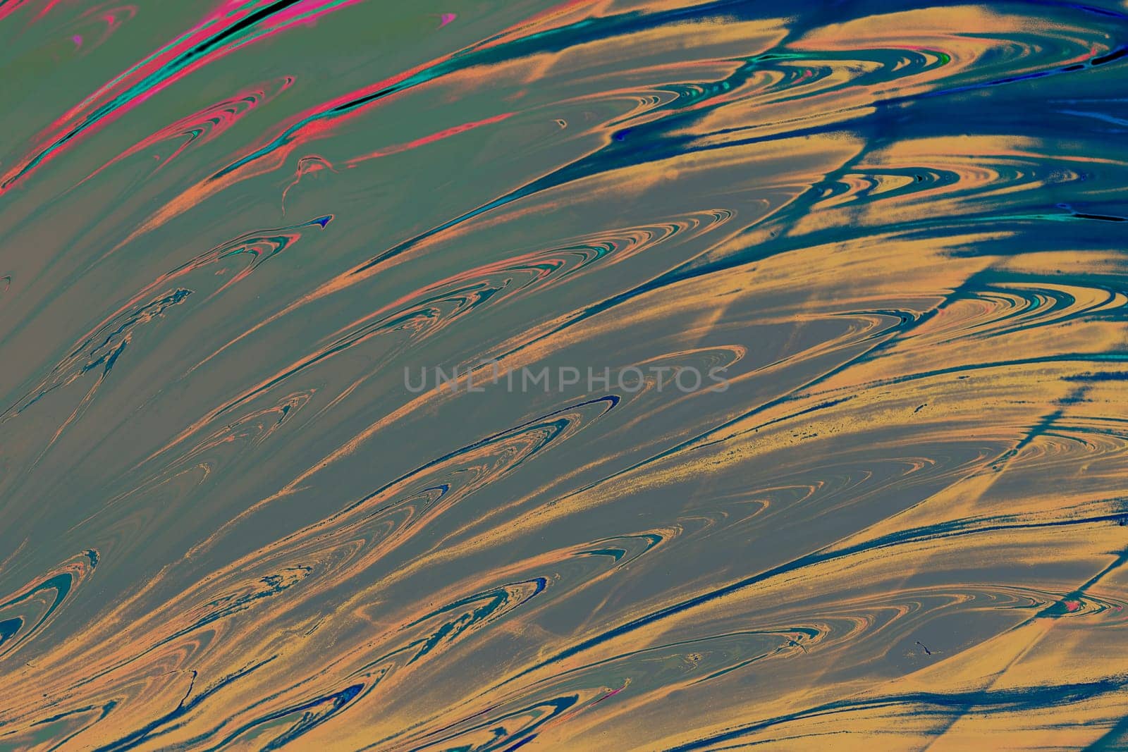 Traditional Ottoman Turkish marbling art patterns as abstract colorful background