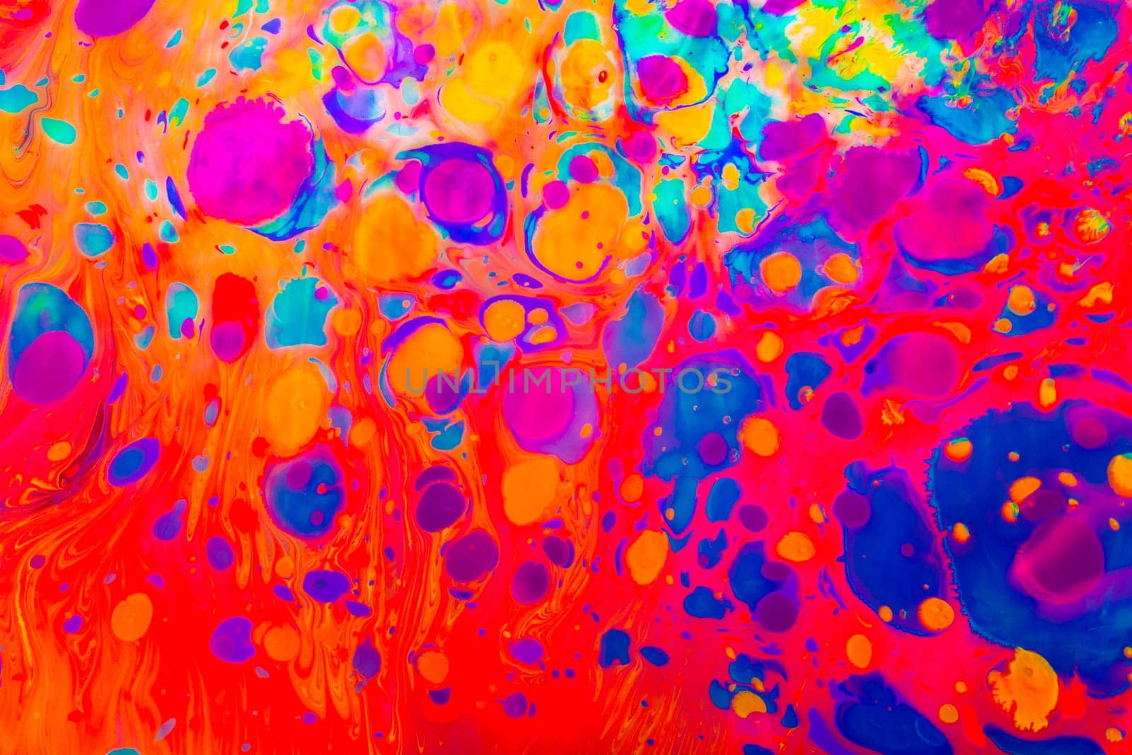 Traditional Ottoman Turkish marbling art patterns as abstract colorful background