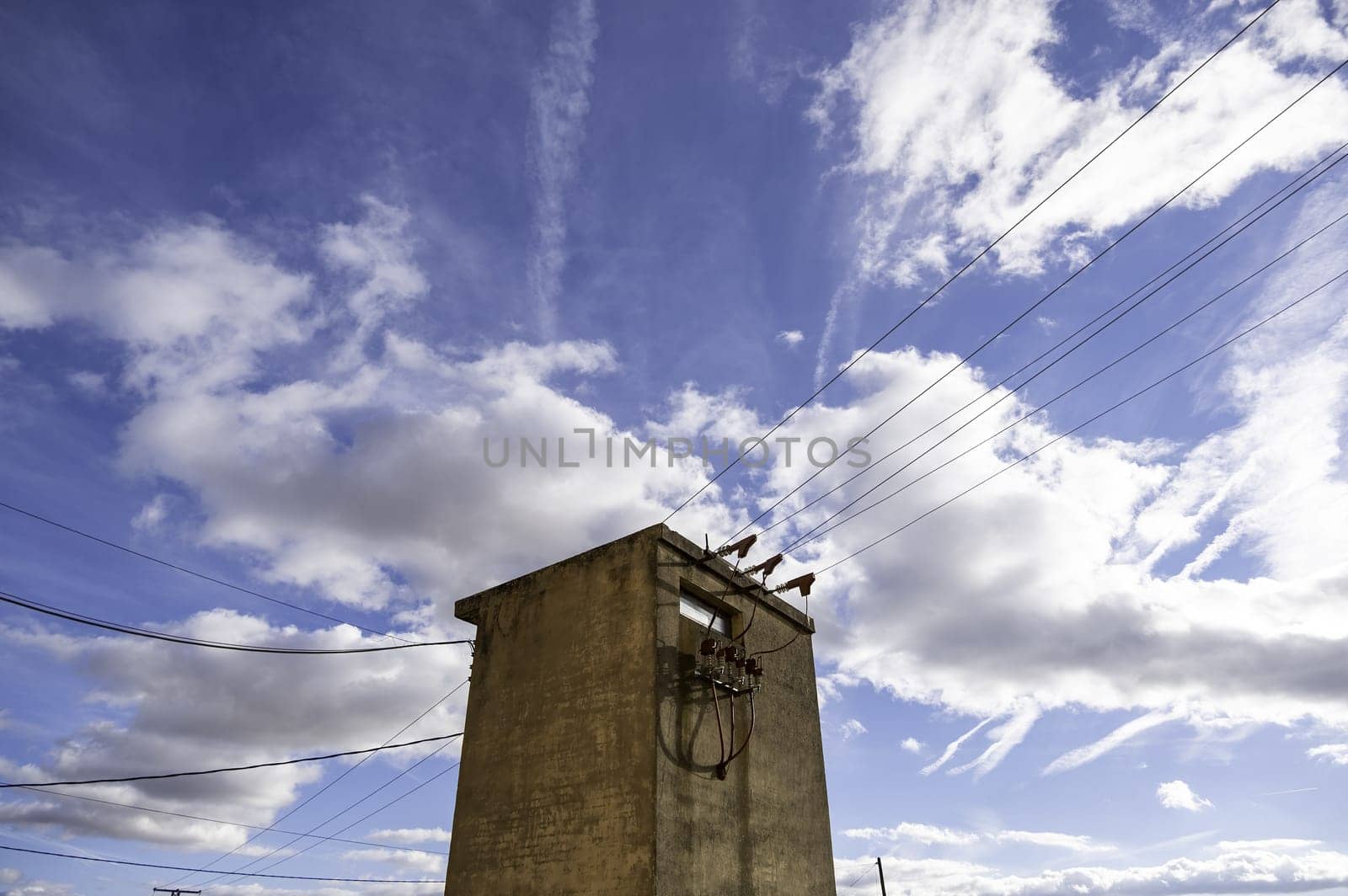 Detail of old warehouse for cereal, local agriculture