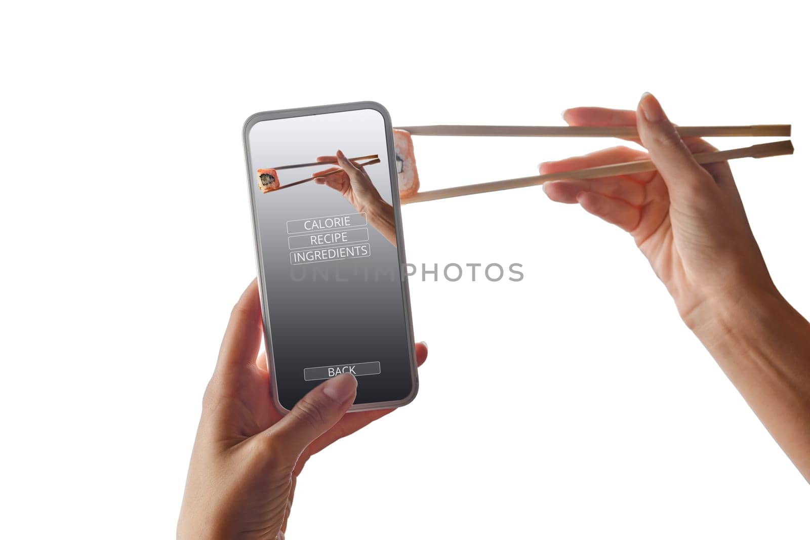 Using mobile application to recognize meal, find recipe and to know calorie