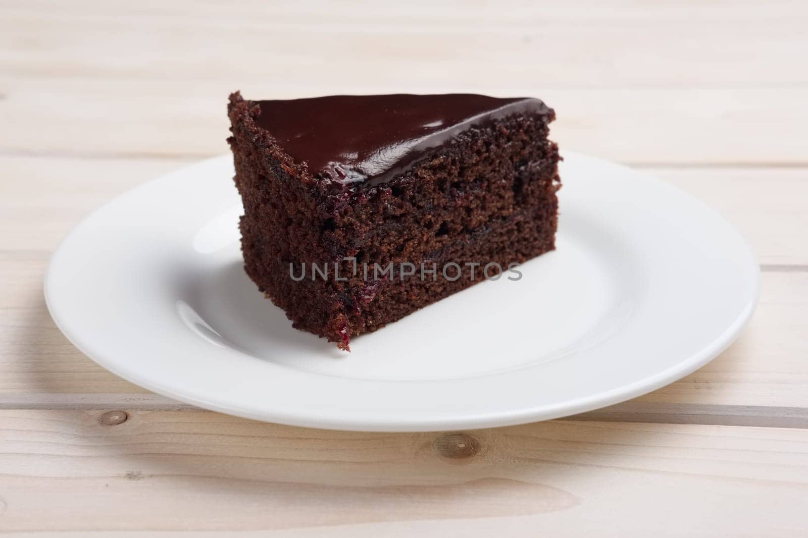 Portion of coffee cake on plate