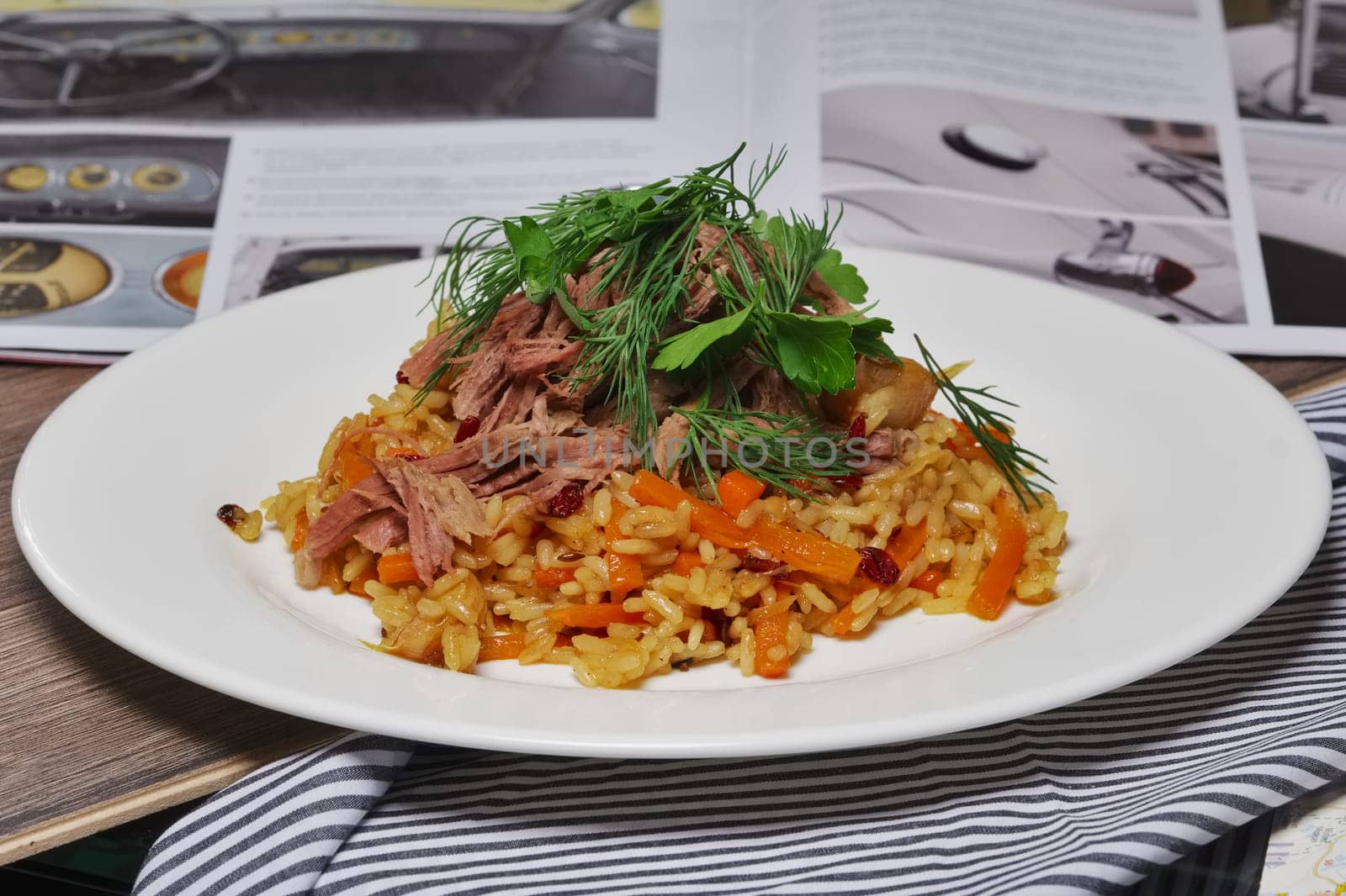 pilaf with beef
