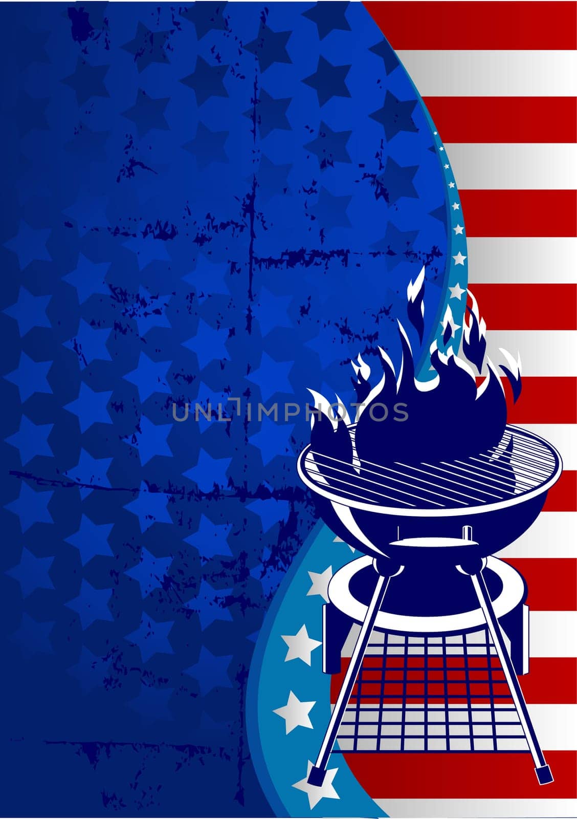 Labor Day  barbeque background with place for your text