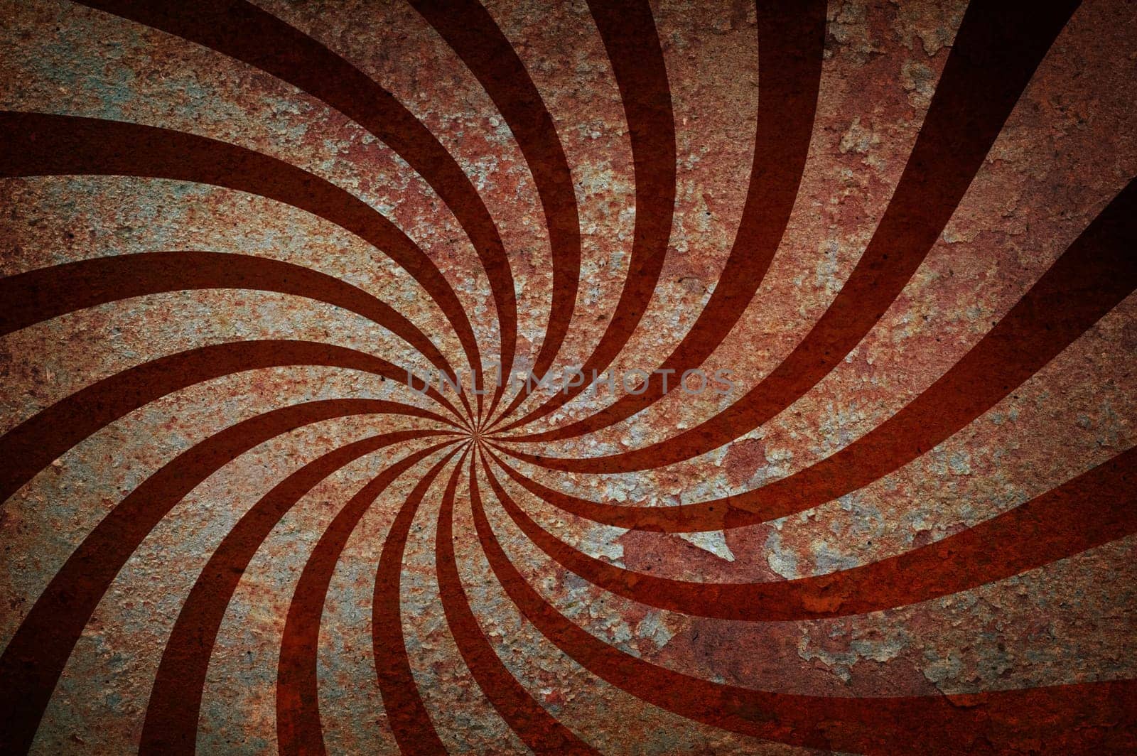 Abstract grunge  background twirled beams.