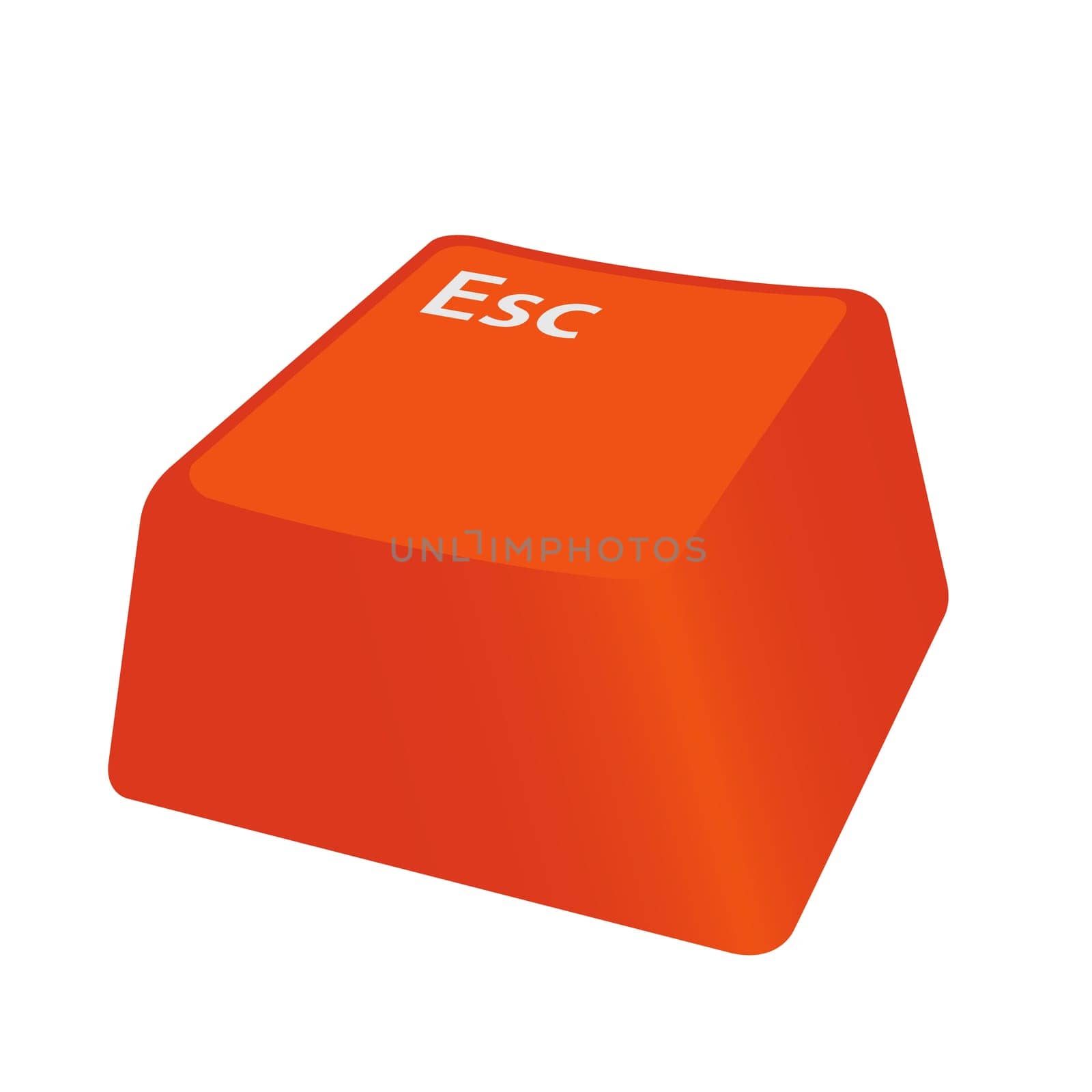 Red ESC key