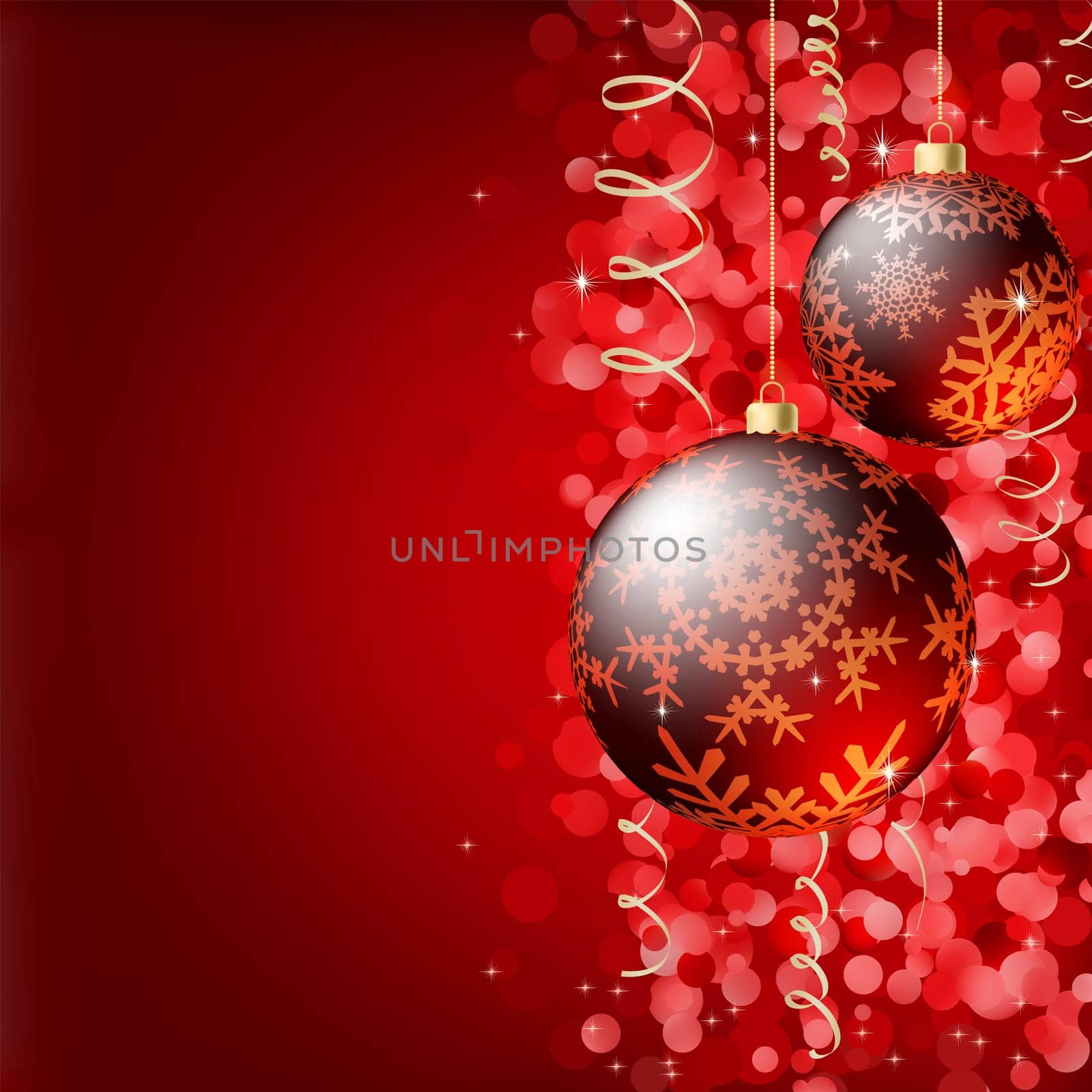 Merry Christmas Elegant Background for Greetings Card. EPS 8 vector file included