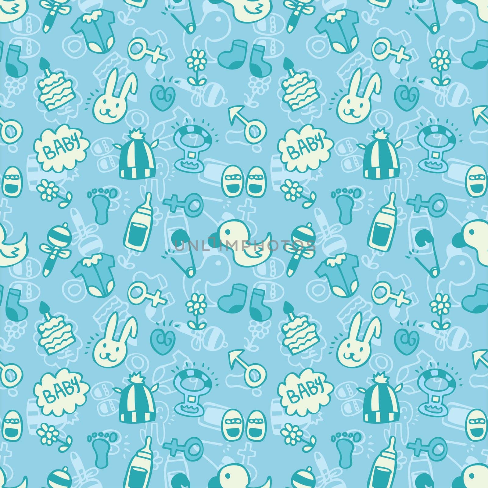 seamless baby pattern