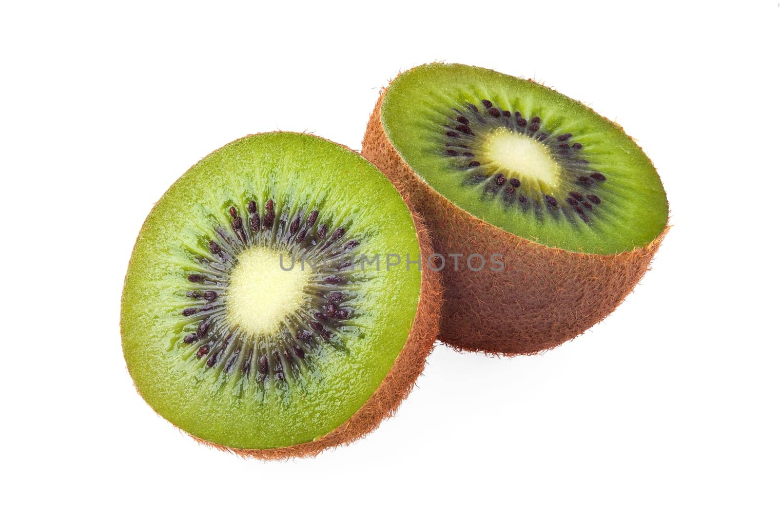 Fresh kiwi isolated on white background