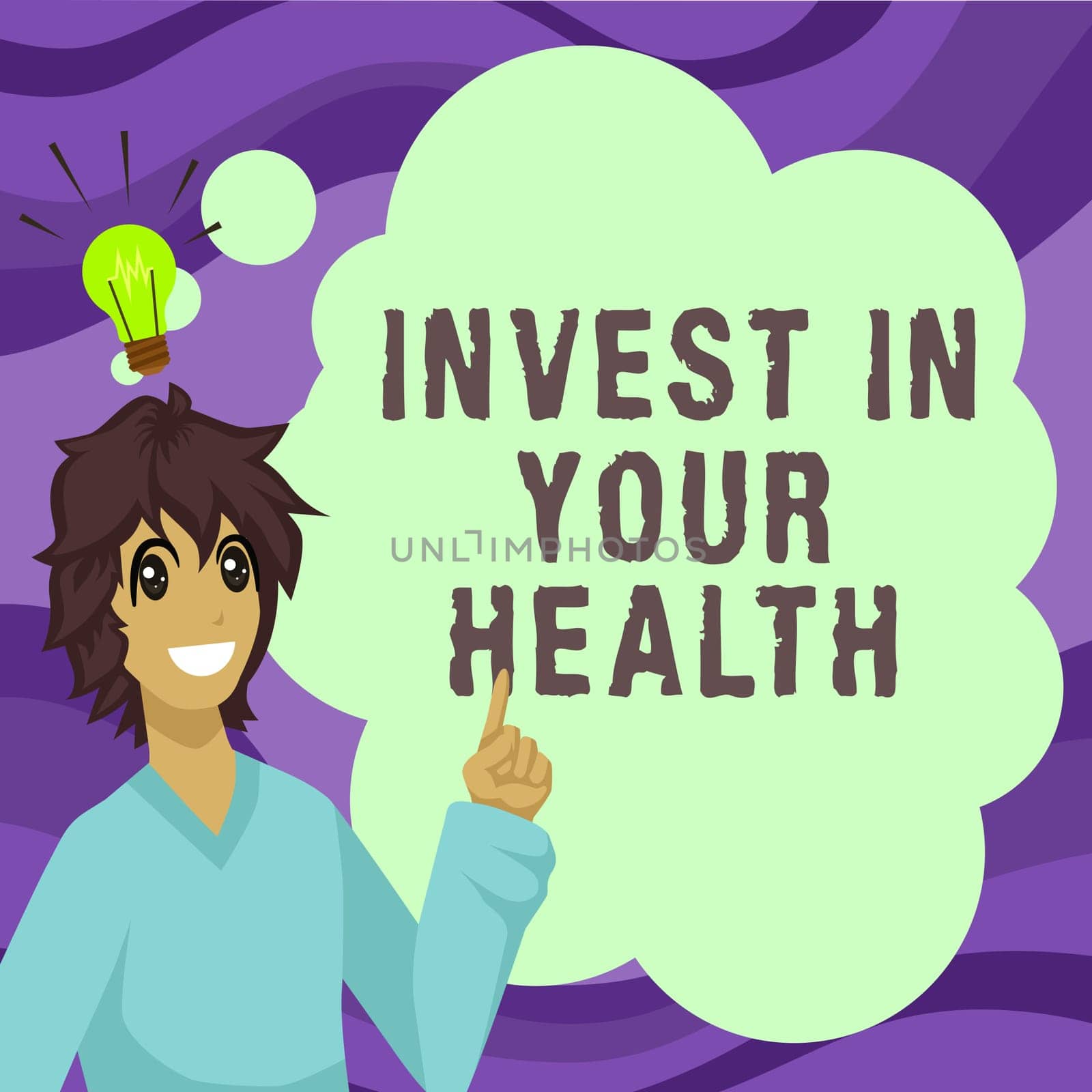 Conceptual caption Invest In Your Health, Conceptual photo Live a Healthy Lifestyle Quality Food for Wellness