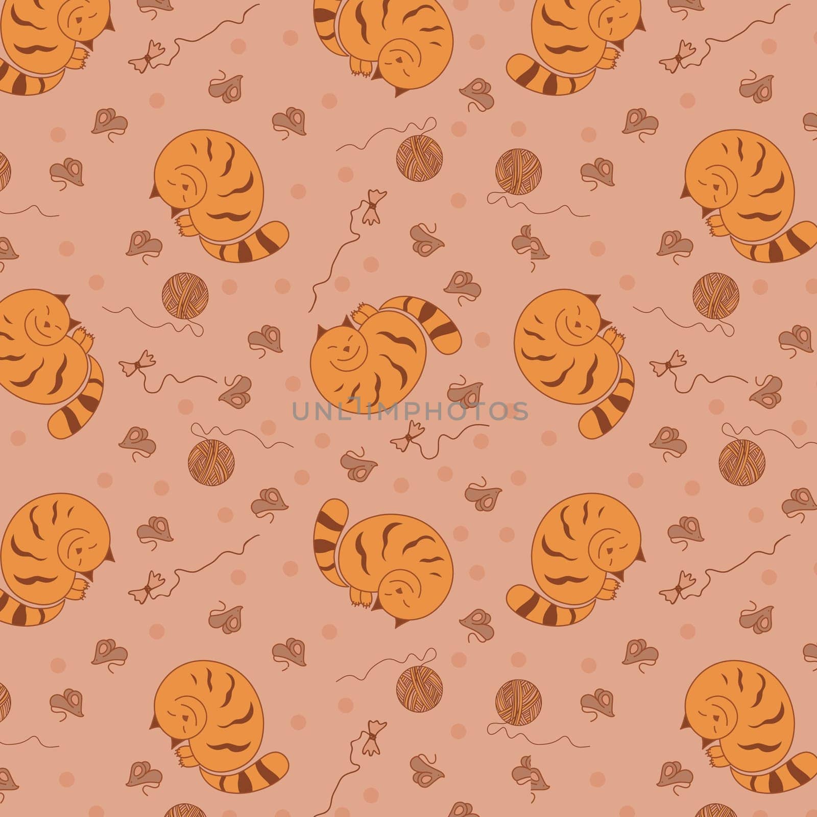 Seamless Cute Animals, for the purpose of background