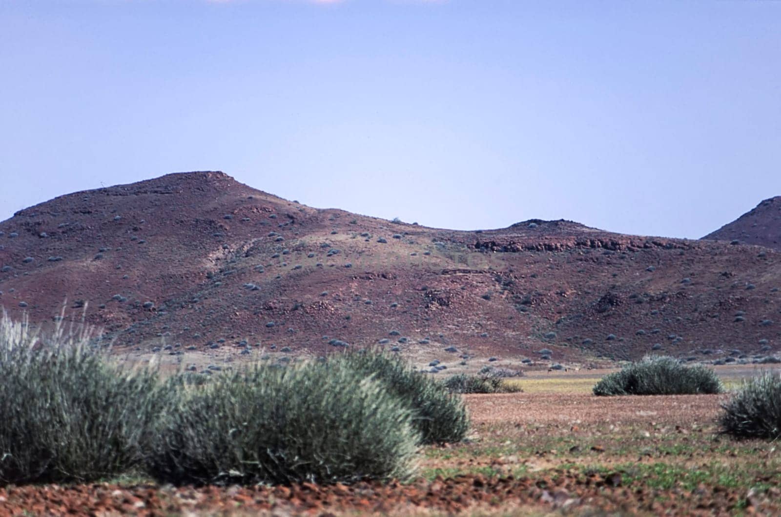 panoramic view of the kunene or kaokoland region.