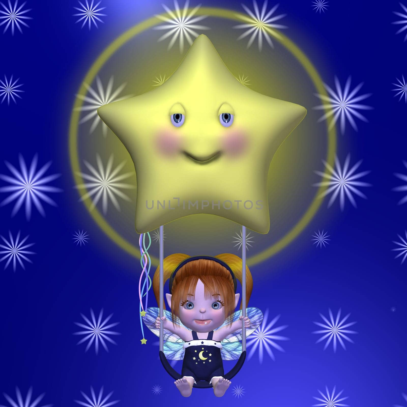 3D Render of an Toon Figure