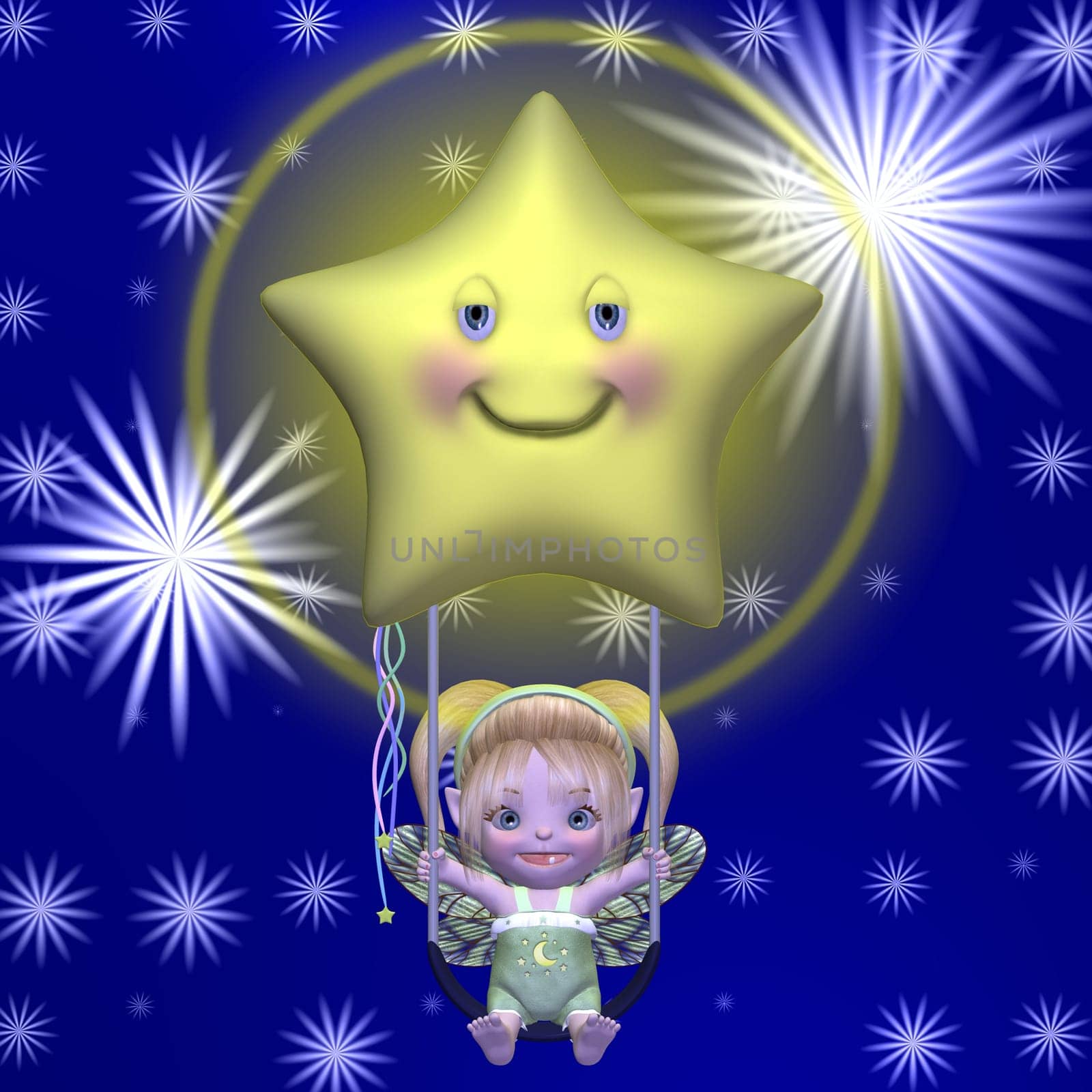 3D Render of an Toon Figure