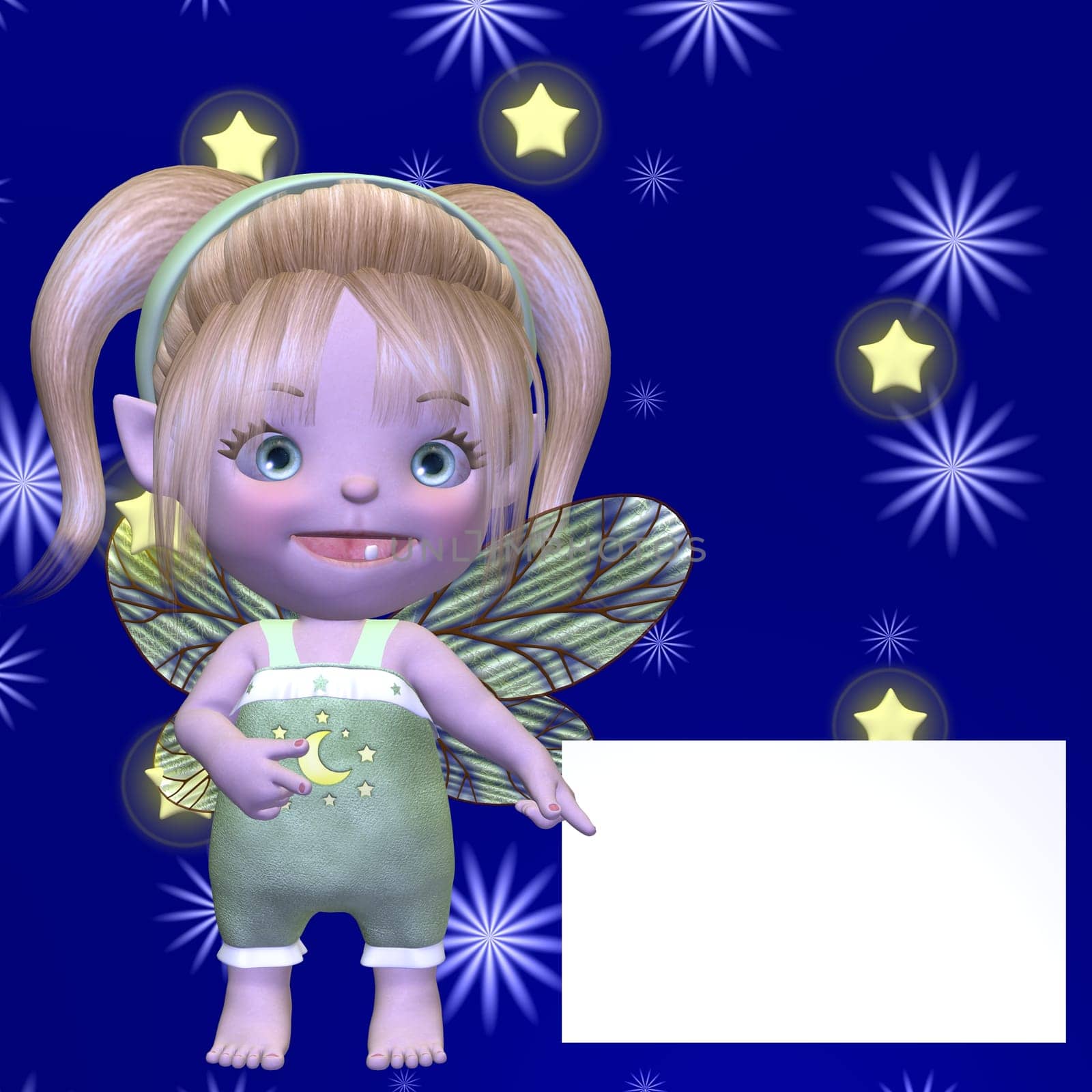 3D Render of an Toon Figure