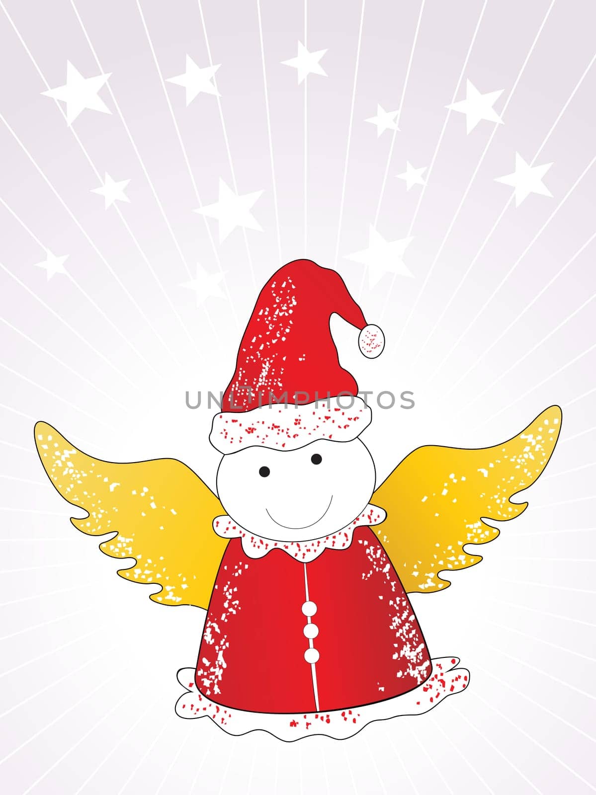 wallpaper, princess fairy with nice christmas background