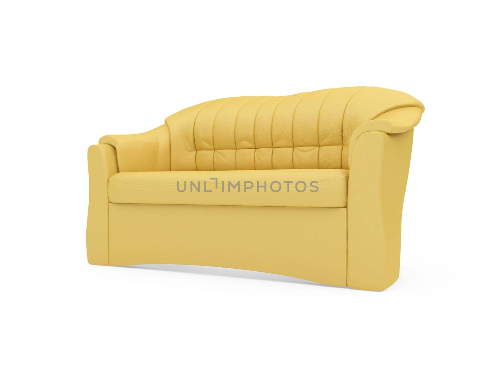 isolated couch over white background