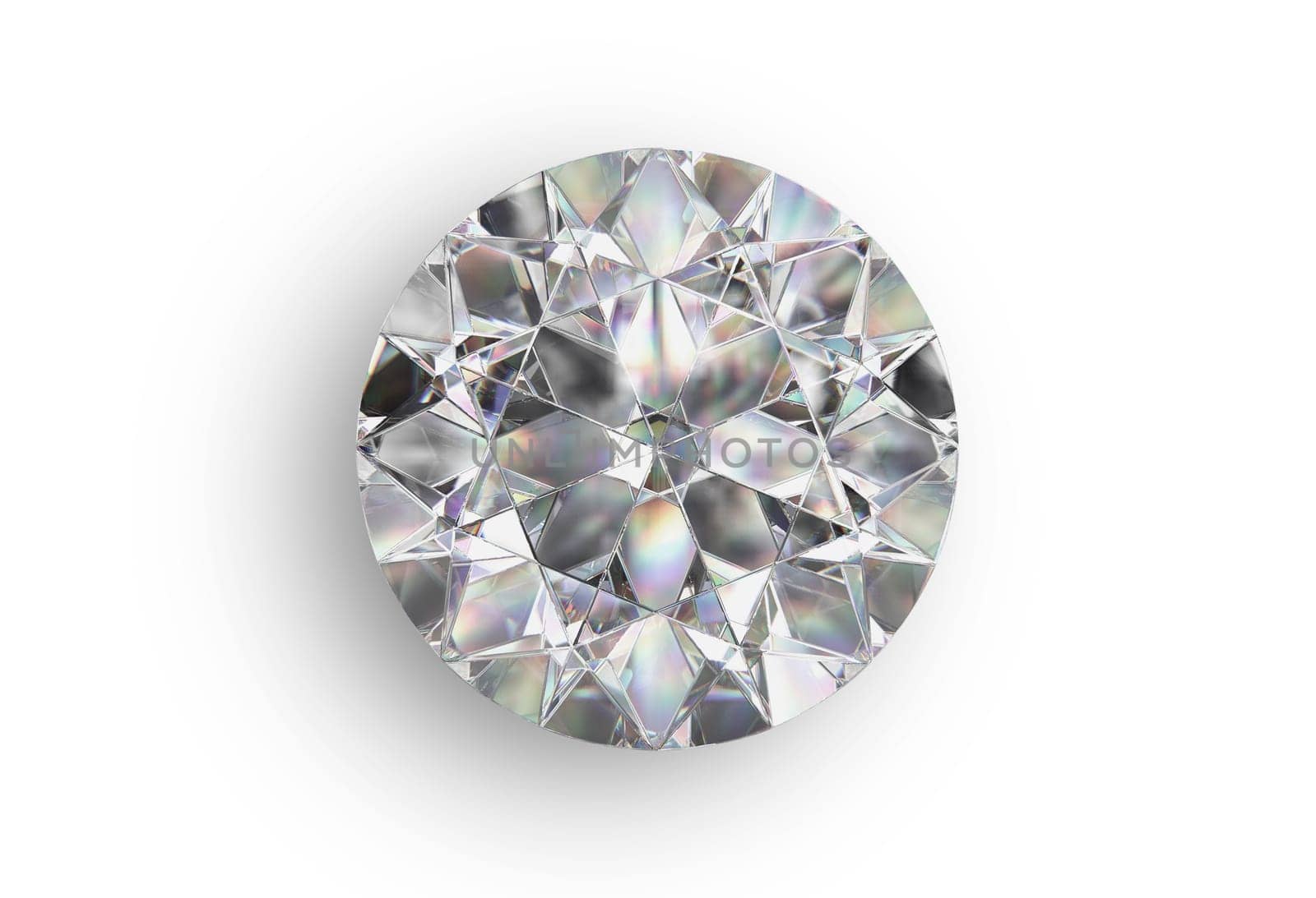 high quality diamonds on white background.3d render