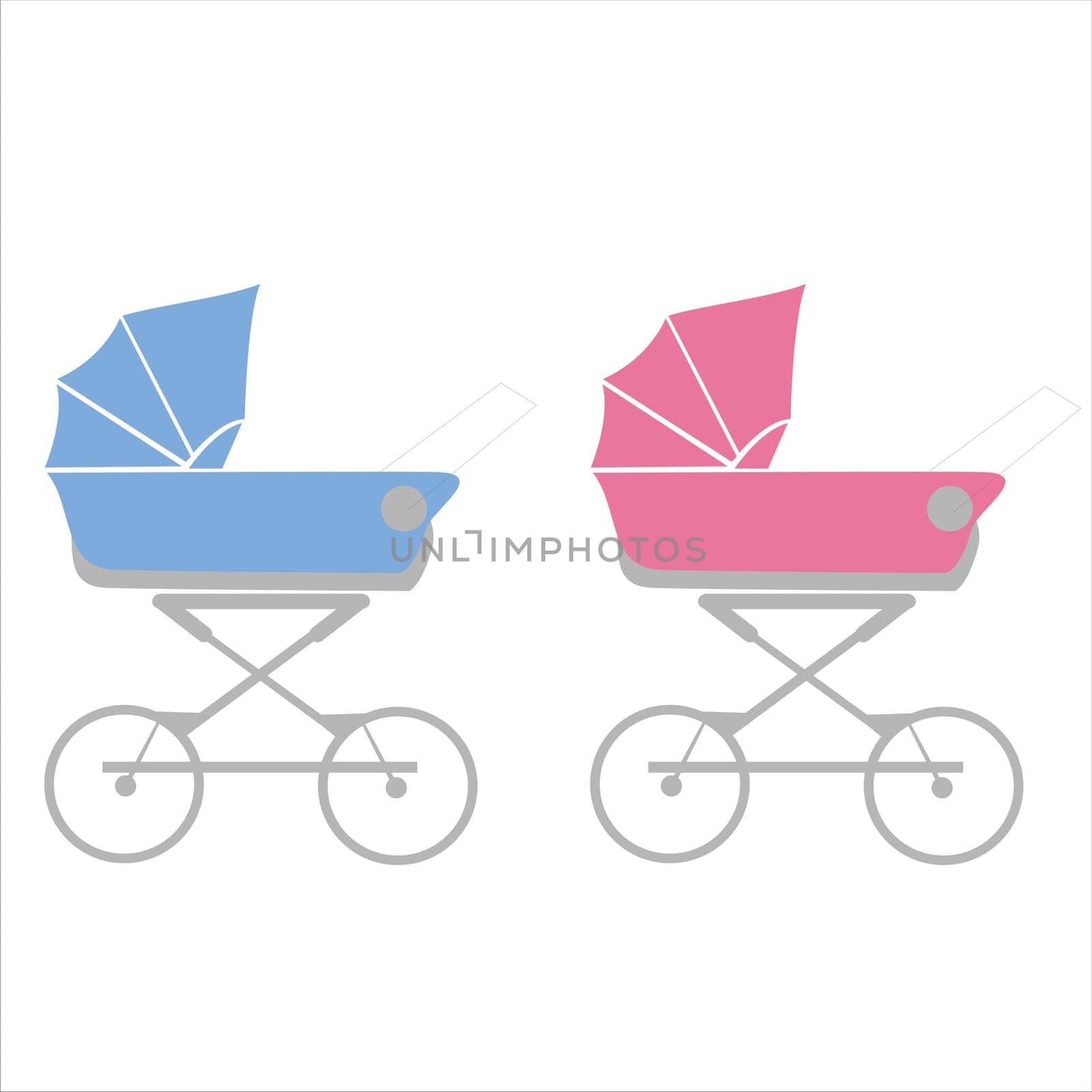 set of 2 strollers