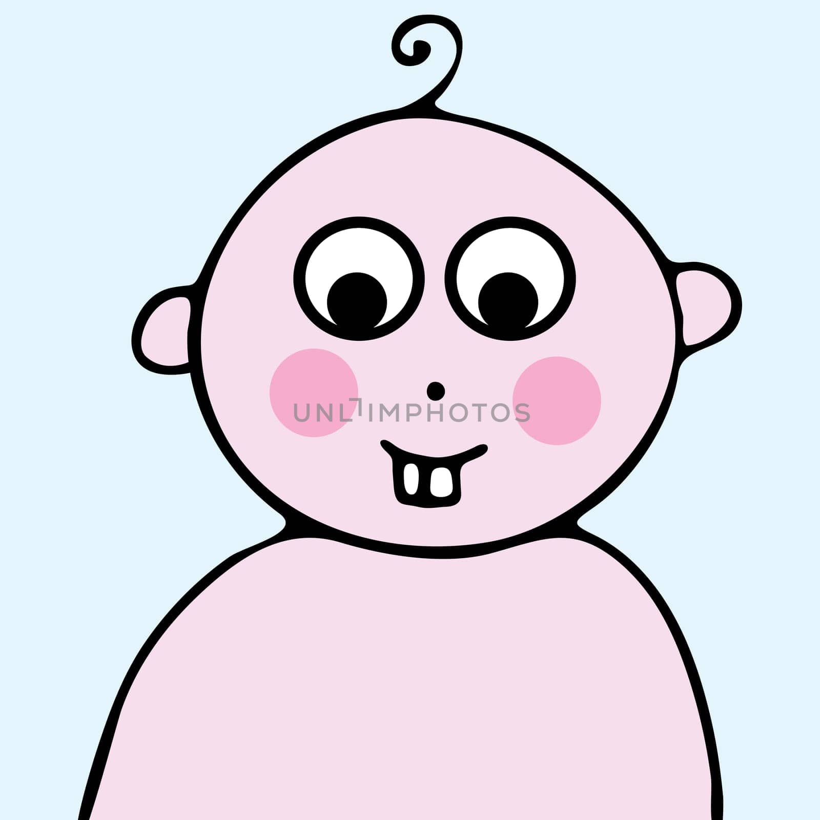 Illustration of a baby