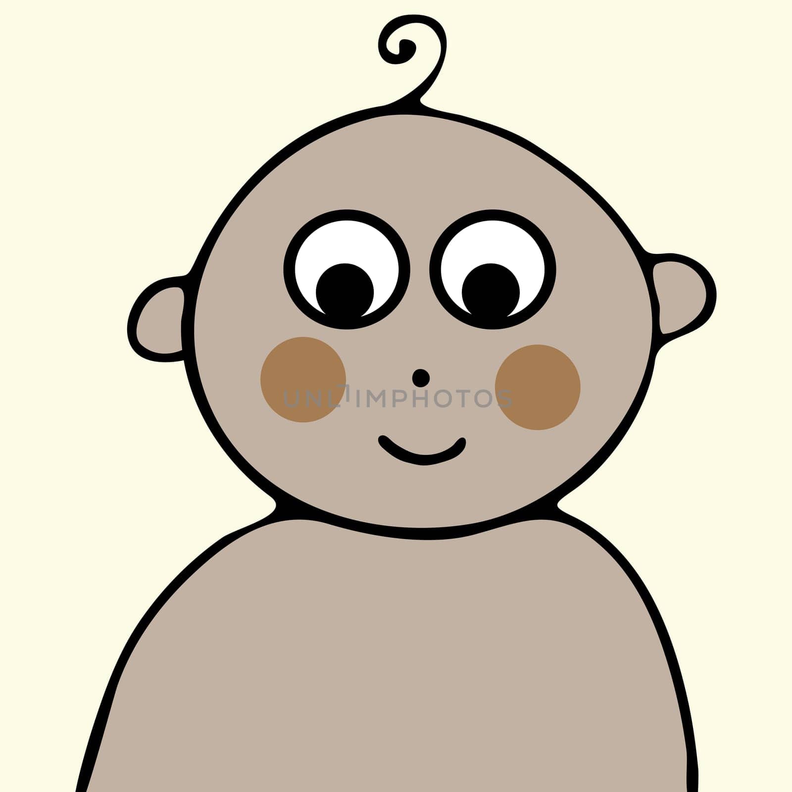 Illustration of a baby
