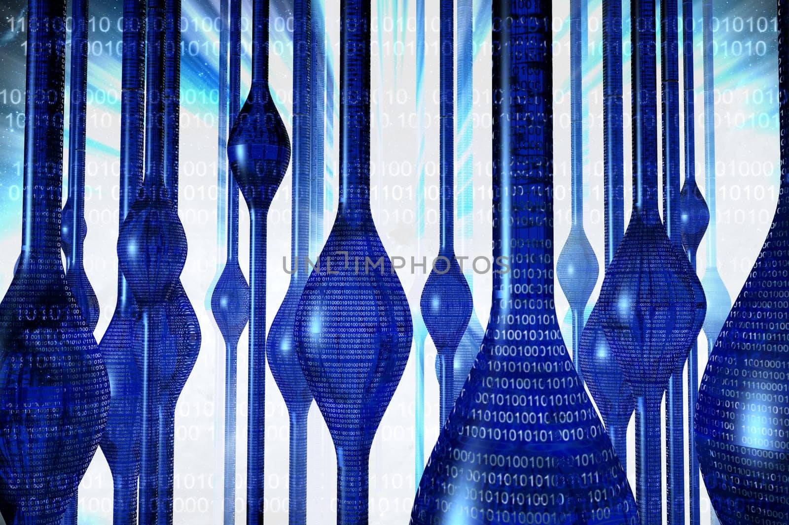 connection global problem 3d abstract concept