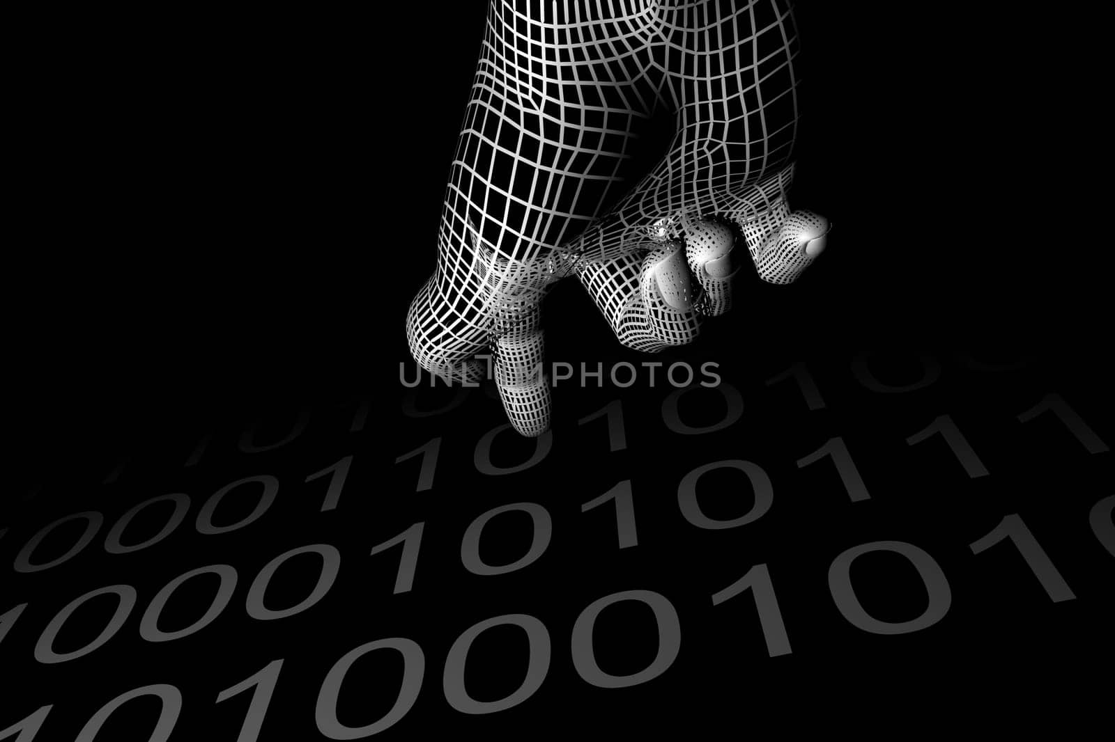 hand coding 3d abstract concept