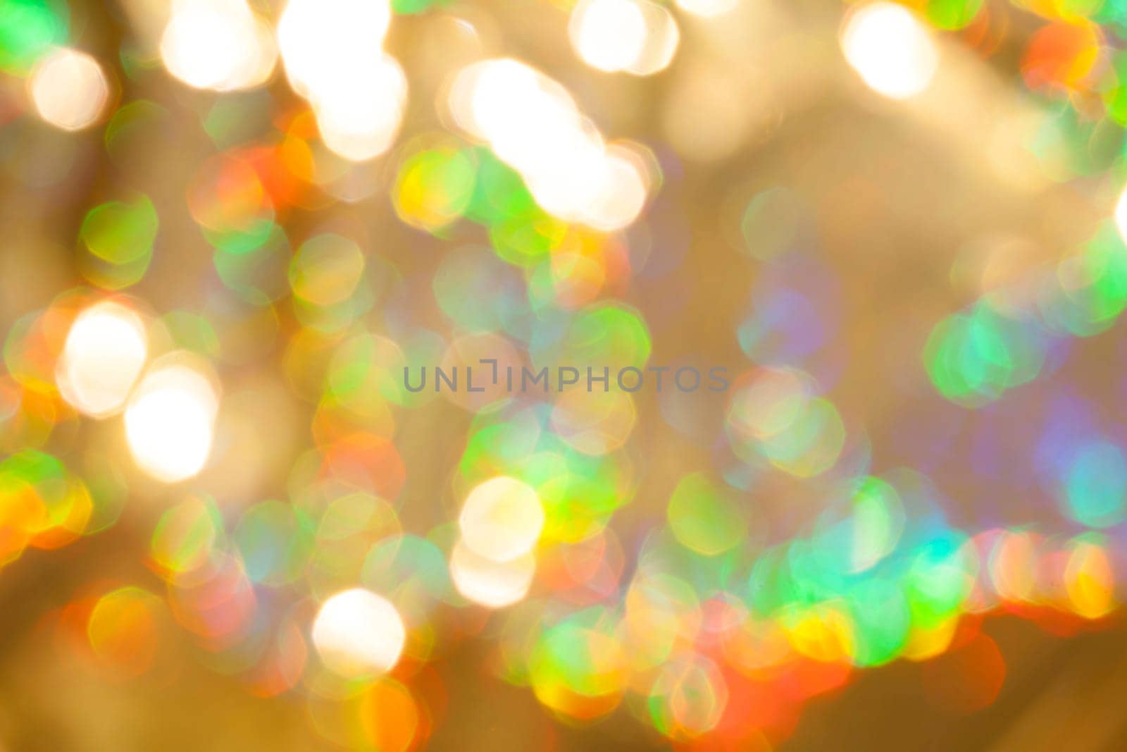 Light golden abstract Christmas background