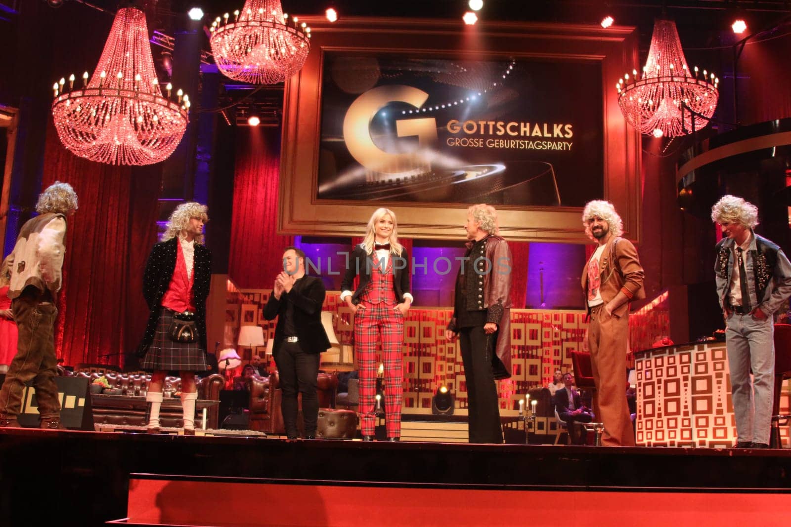 Thomas Gottschalk,Guido Maria Kretschmer,Lena Gercke,birthday show by Thomas Gottschalk on RTL,Berlin,18.05.2015