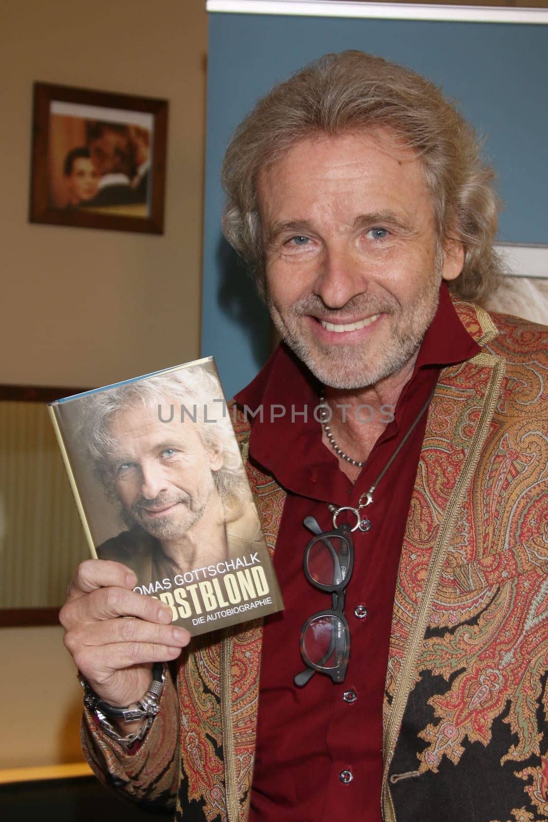 Thomas Gottschalk presents his autobiography "Herbstblond"",Abaton Hamburg,19.05.2015"