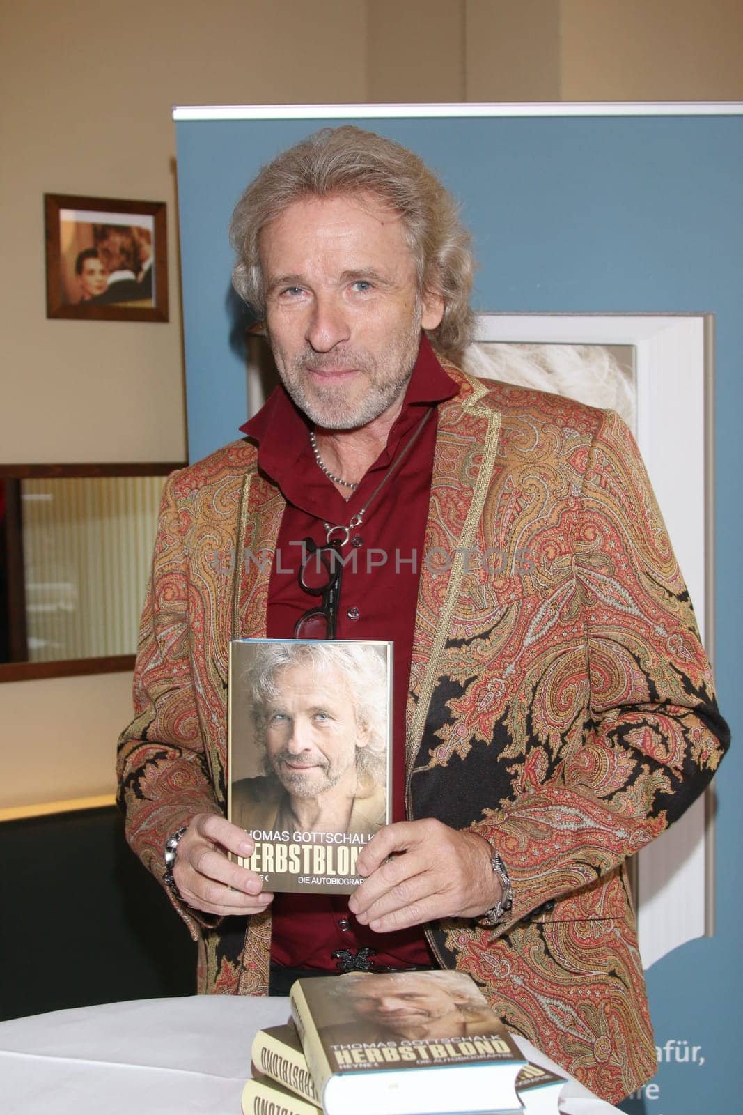 Thomas Gottschalk presents his autobiography "Herbstblond"",Abaton Hamburg,19.05.2015"