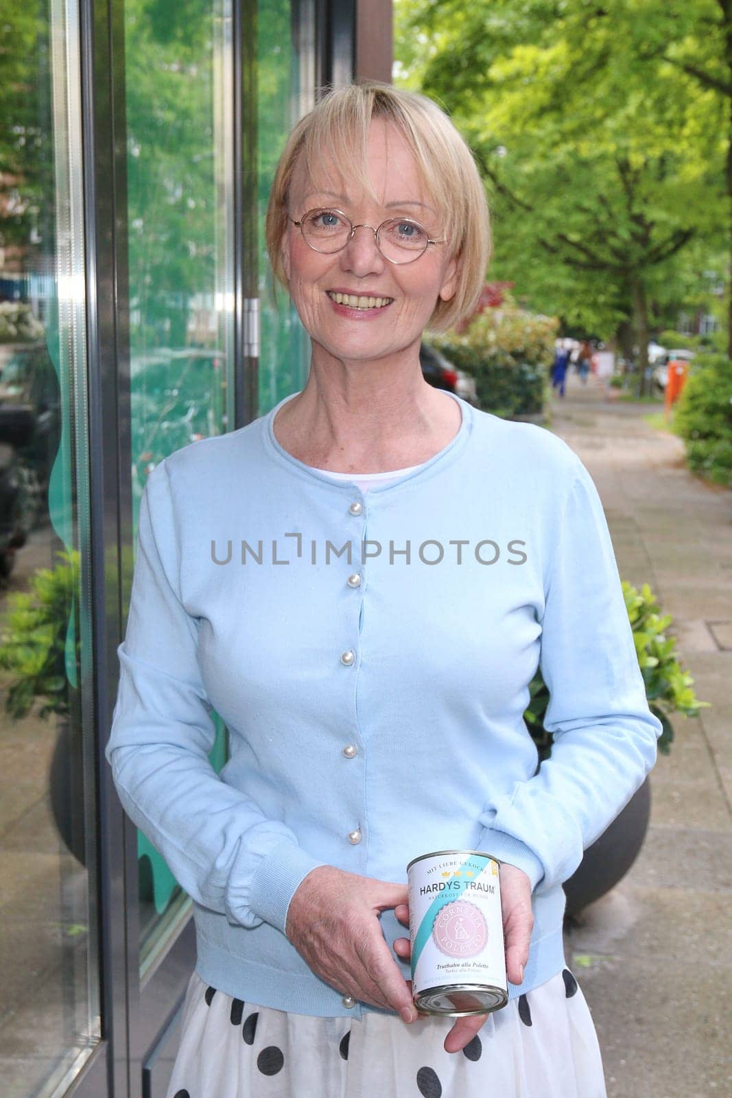 Helga Frambach (HARDYS MANUFAKTUR for dog food),press event for the start of the "HARDYS TRAUM EDITION CORNELIA POLETTO"" dog food,at the Cucina Cornelia Poletto,Hamburg,19.05.2015"