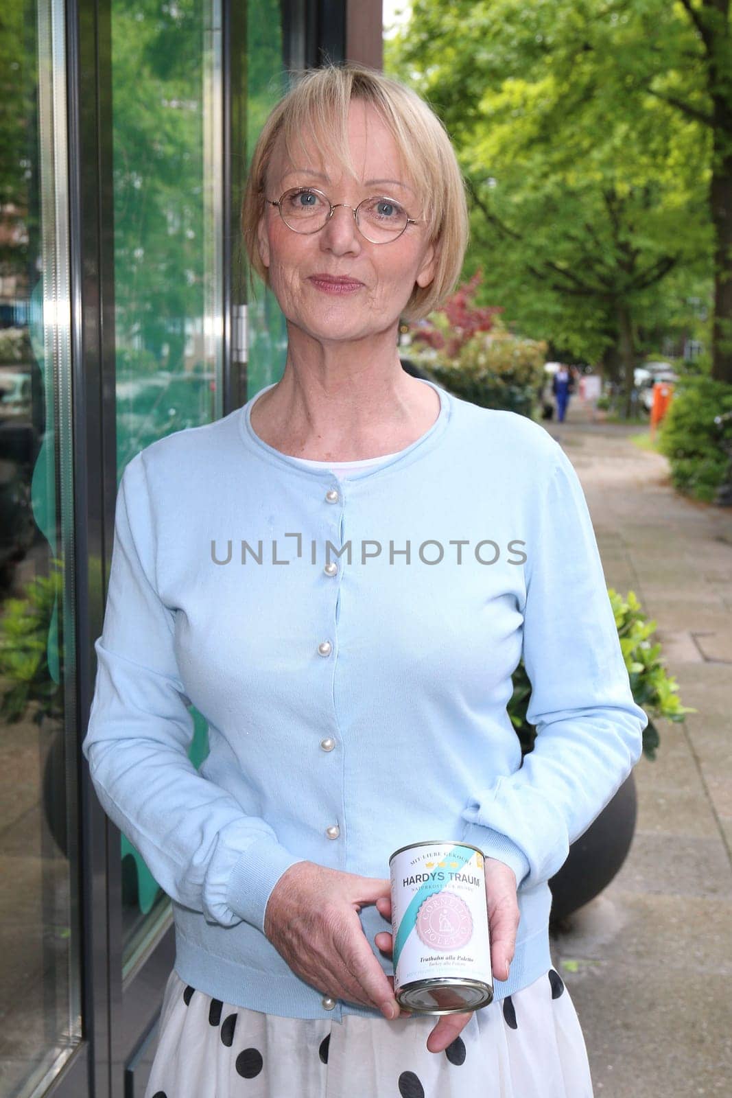 Helga Frambach (HARDYS MANUFAKTUR for dog food),press event for the start of the "HARDYS TRAUM EDITION CORNELIA POLETTO"" dog food,at the Cucina Cornelia Poletto,Hamburg,19.05.2015"