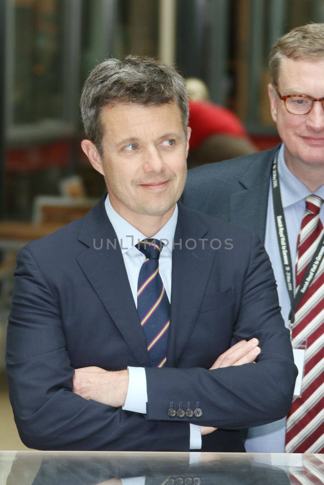 Crown Prince Frederik ,the Daenian Crown Prince Frederik visits the Asklepios Klinik Barmbek,Hamburg,19.05.2015