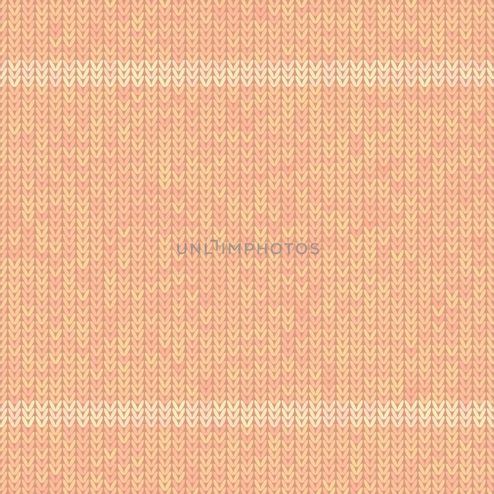 Stylish Knit. Orange Knitted Texture. Woolen Pullover Tricot Print. Winter Fabric Pattern.