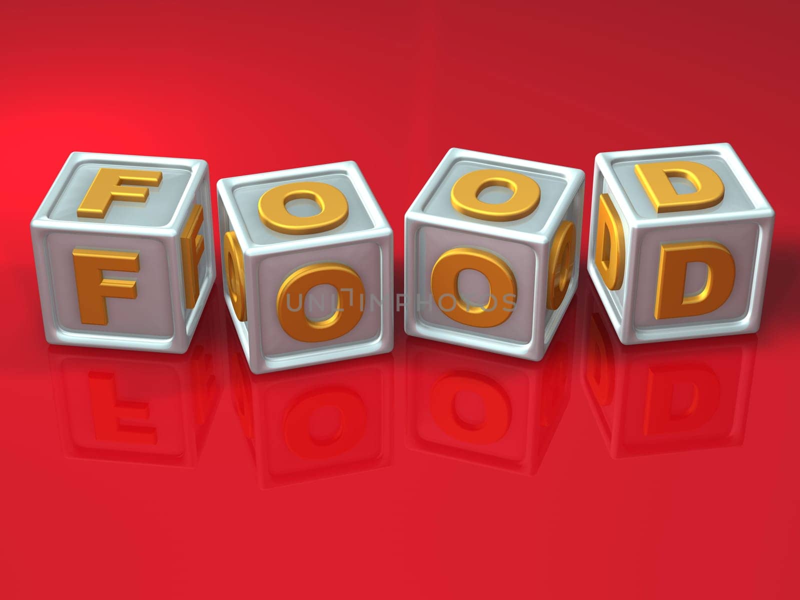 Block letters - 3d concept illustration