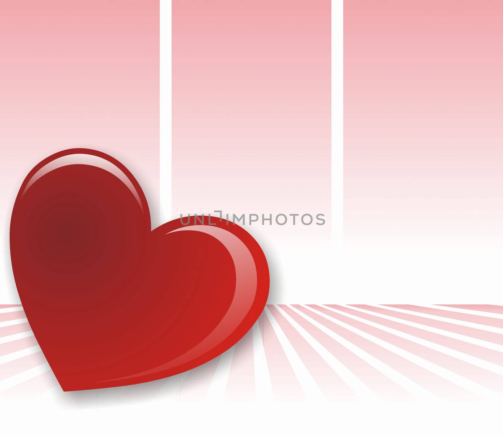 handmade paper hearts background