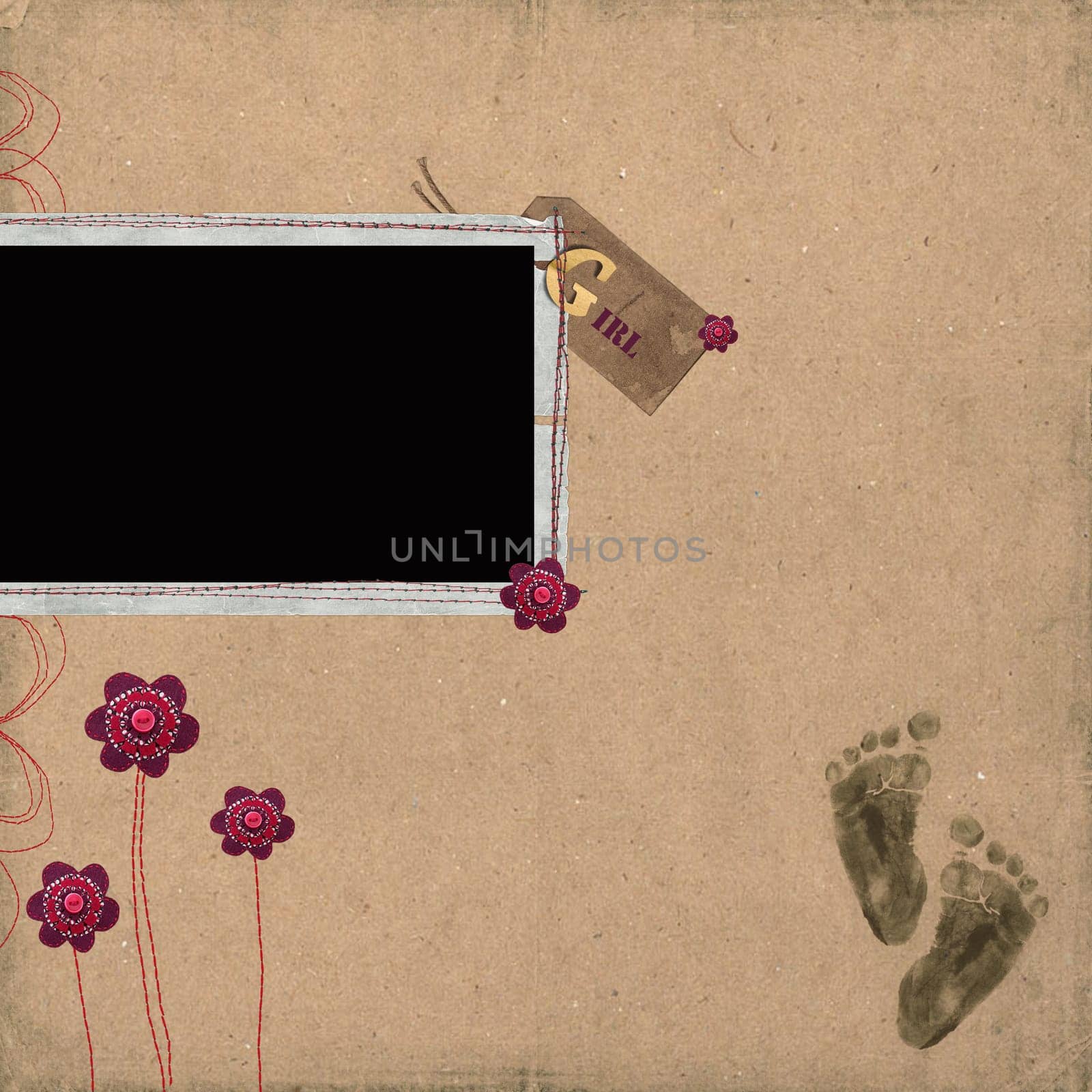 baby girl - grunge photo album