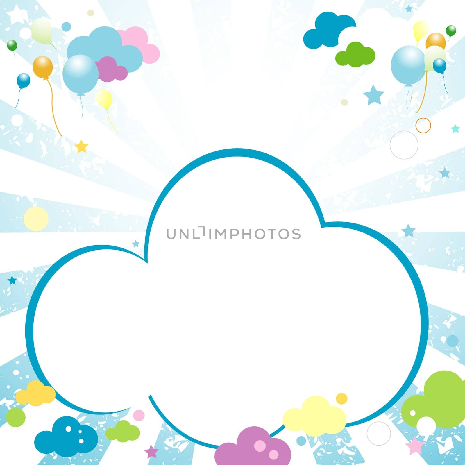 abstract colorful design for kids