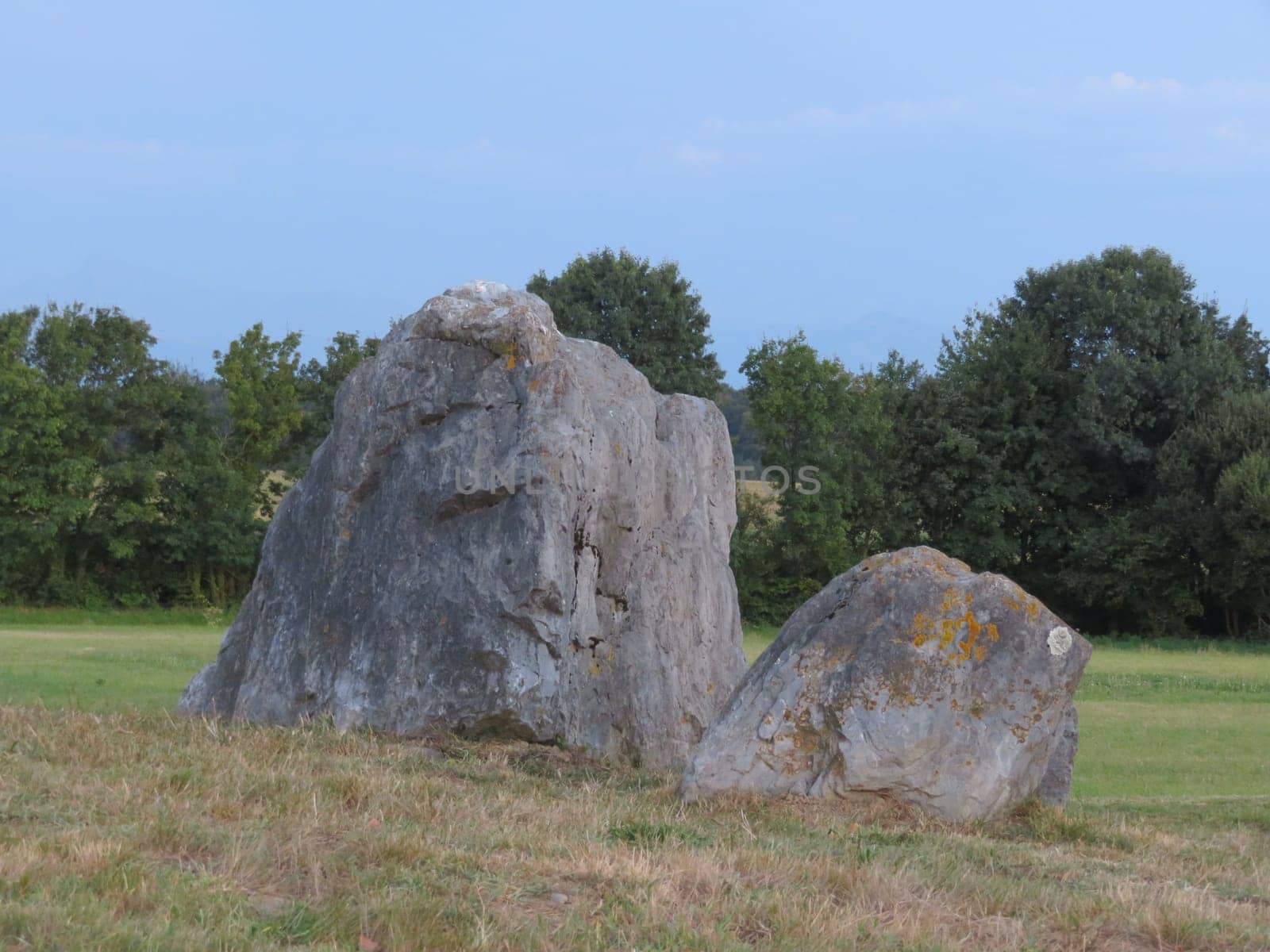 beautiful natural stone with a lion's face or something like that without being a sculpture