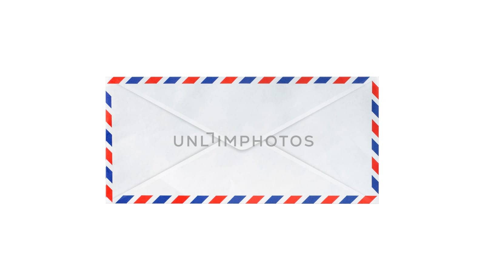 Mail envelopes on white background