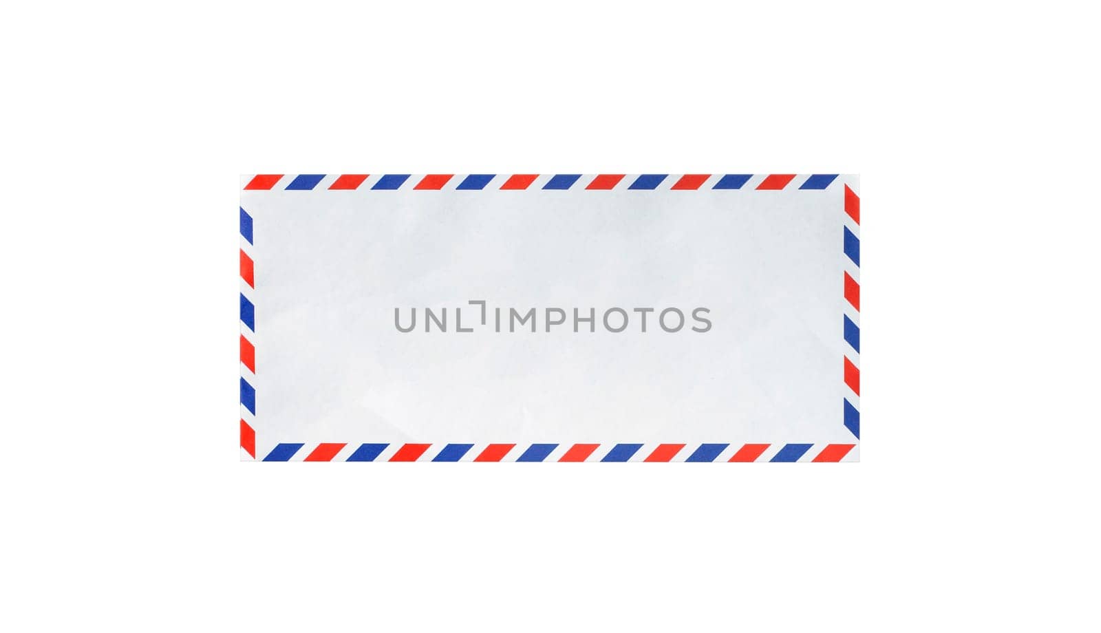 Mail envelopes on white background