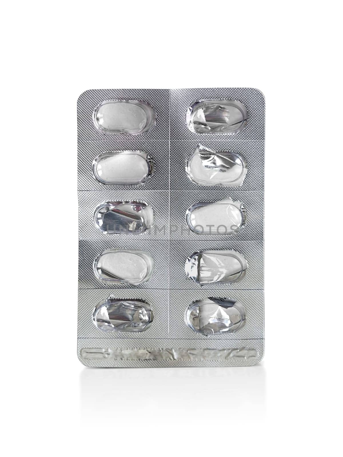 Package Used pills. Pharmacy and medicine concept